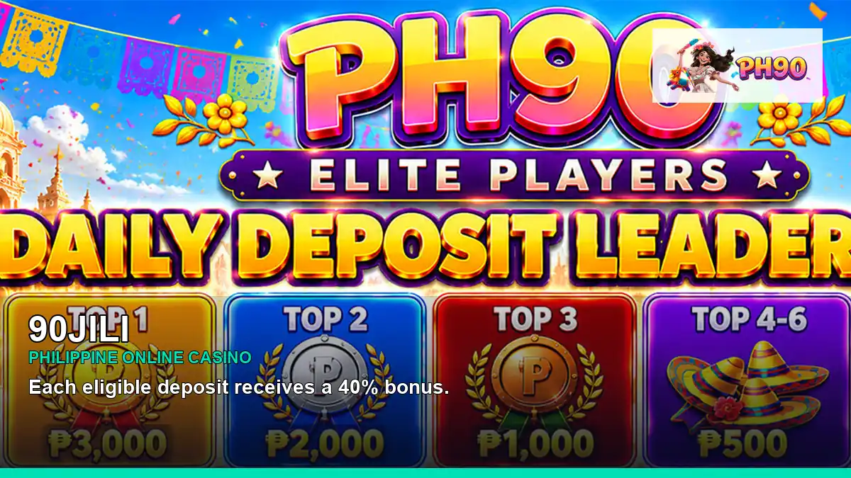 90JILI online casino and slot games for Philippine players